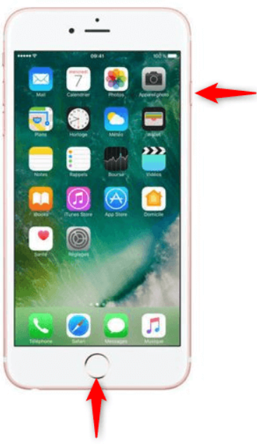 Pour redémarrer votre iPhone 6S qui ne charge plus ou un modèle antérieur, appuyez en même temps sur le bouton d’alimentation et le bouton d’accueil et gardez-les enfoncés jusqu’à ce que vous voyez le logo Apple sur votre écran.