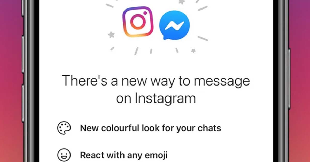 Fusion chats Instagram et Messenger