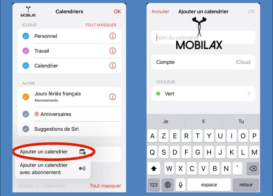 effacer les spams de l’agenda de l’iPhone via un « dossier spam »
