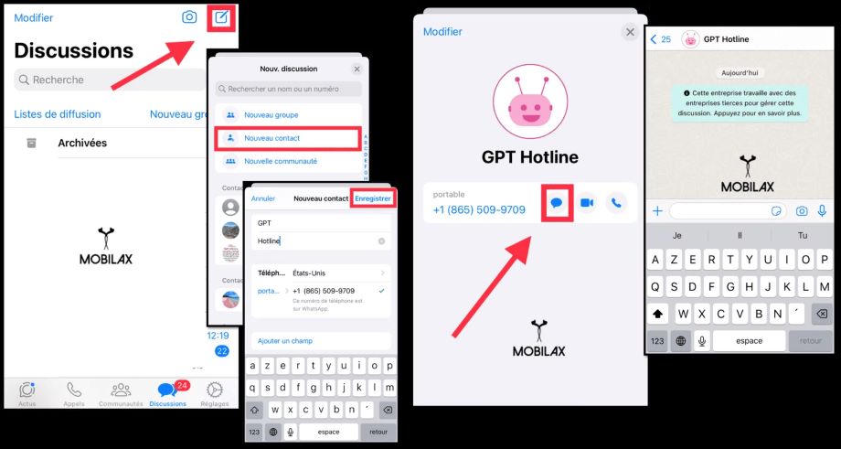 GPT Hotline avec WhatsApp
