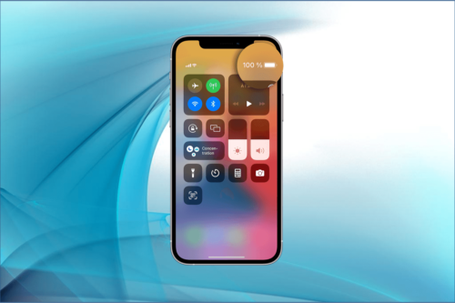 Afficher pourcentage batterie iPhone 11