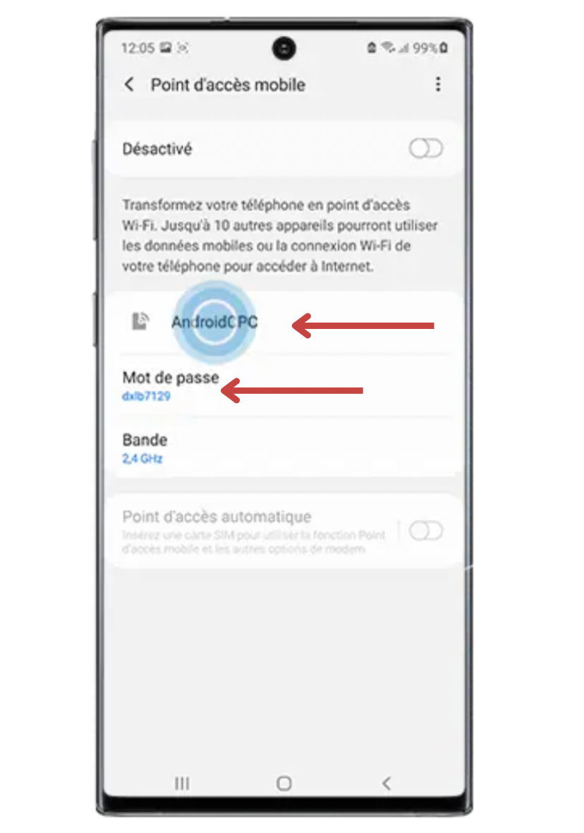 Définissez un mot de passe robuste en combinant lettres, chiffres et caractères spéciaux pour éviter les intrusions. Ces réglages sont disponibles dans le menu de configuration du point d’accès, quel que soit votre appareil Android.