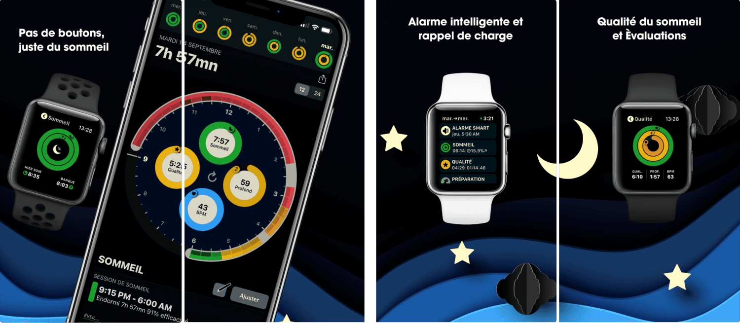 Quelle est la meilleure application de sommeil pour Apple Watch ?