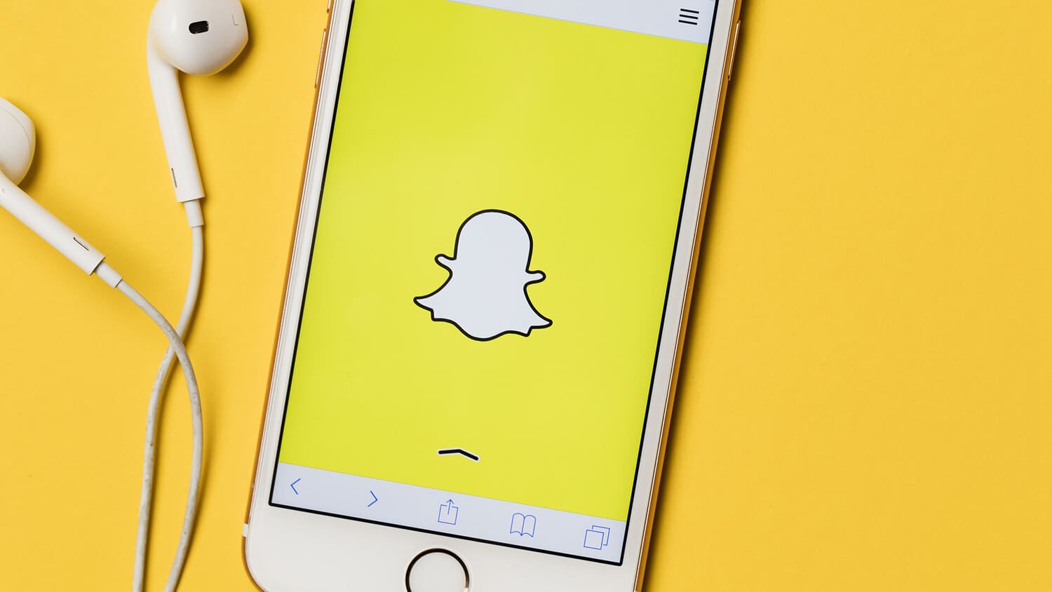 activation du mode sombre de l’appli Snapchat sur un appareil iOS