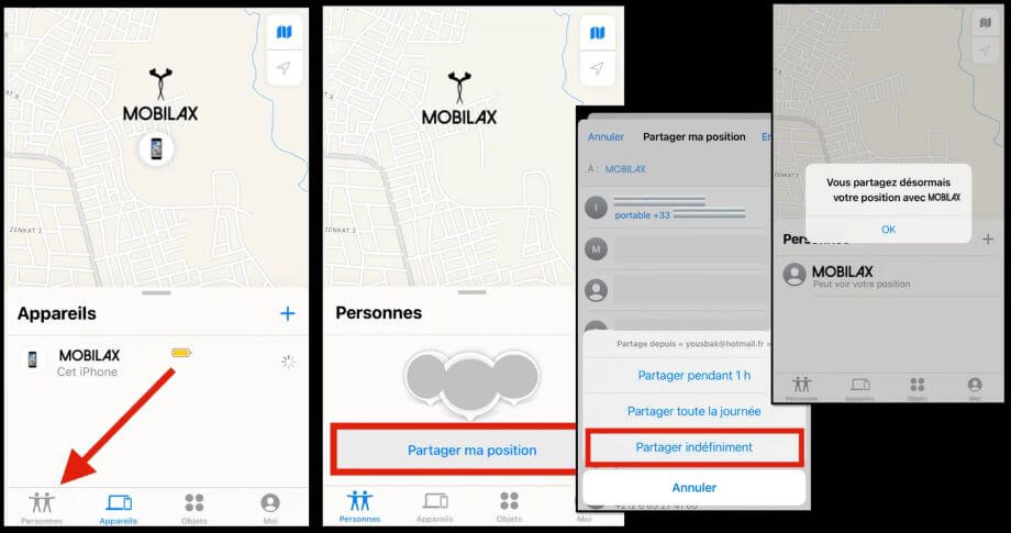 localiser mon iphone via icloud