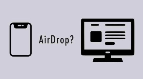 air drop sur mac et iphone