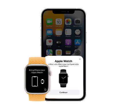 configurer l’Apple Watch à l’aide de son smartphone iPhone