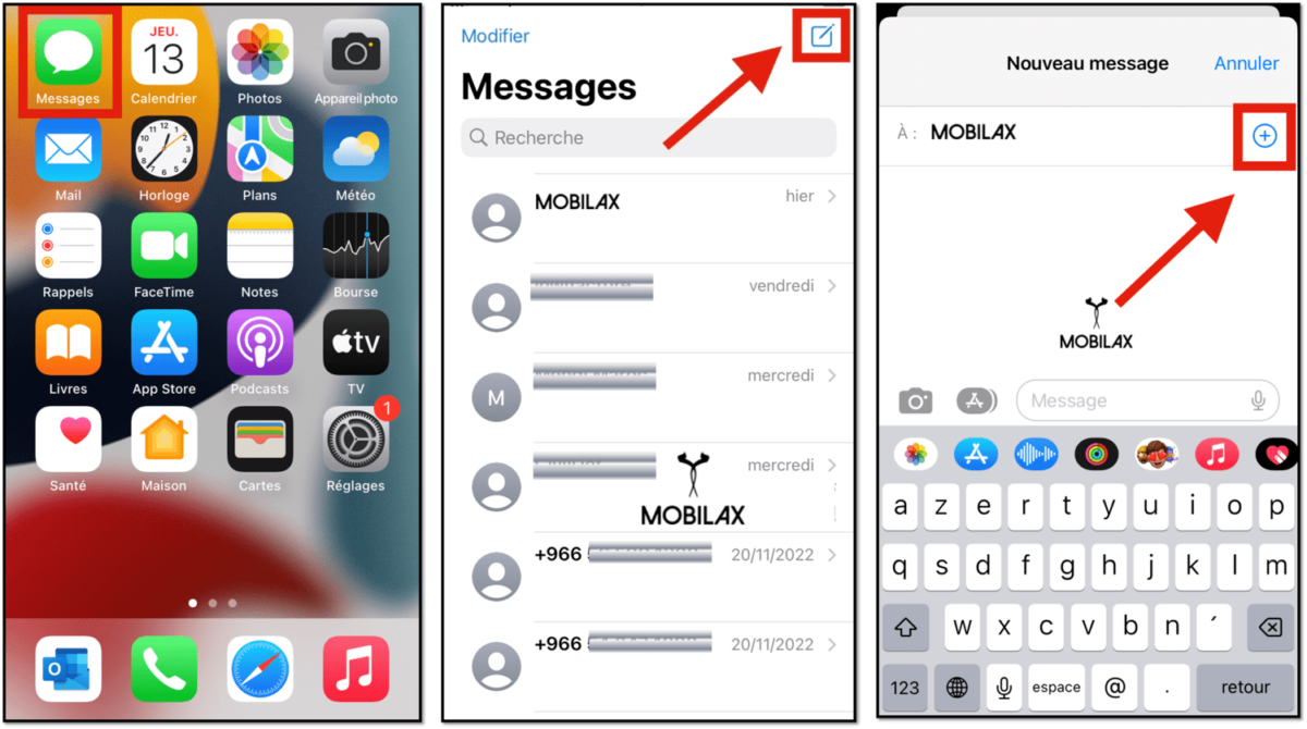 Comment créer un groupe SMS sur iPhone