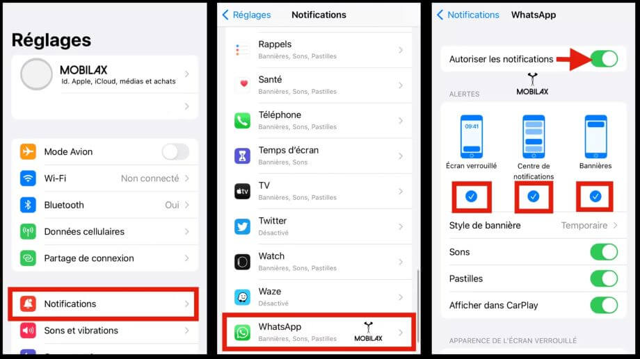 acceder aux messages whatsapp directement depuis lapple watch