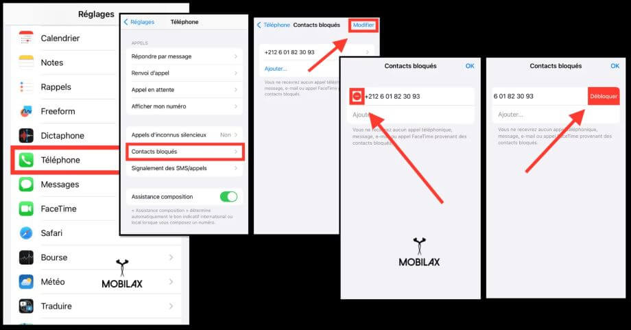 Débloquer iOS