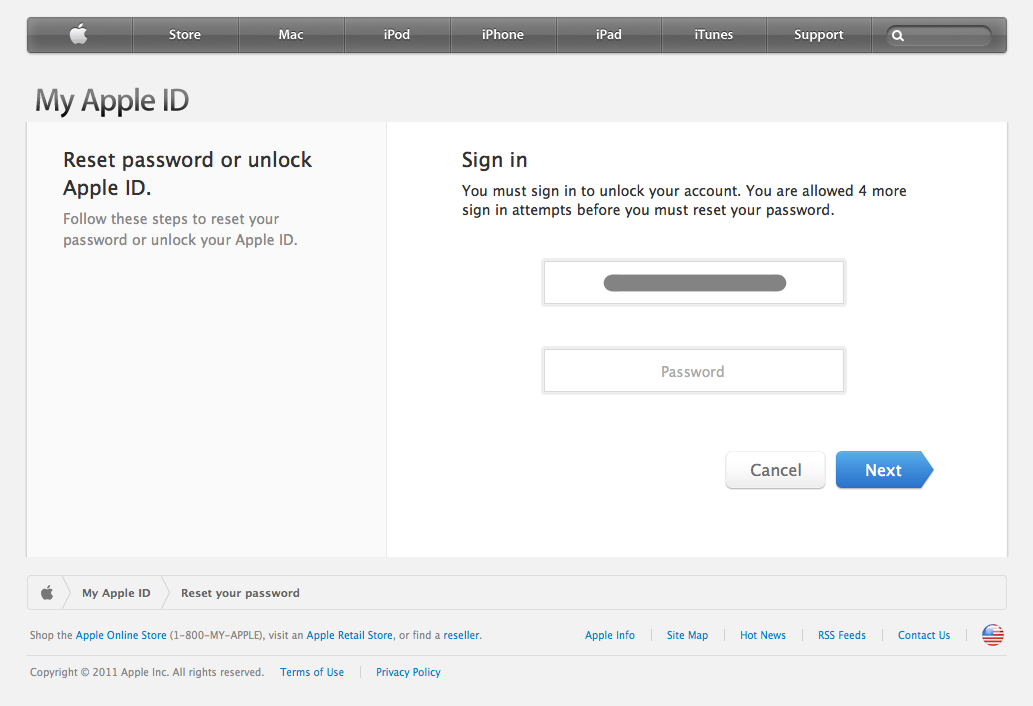 désactiver le compte Apple appartenant à l’ancien détenteur de l’appareil iOS ou MacOS