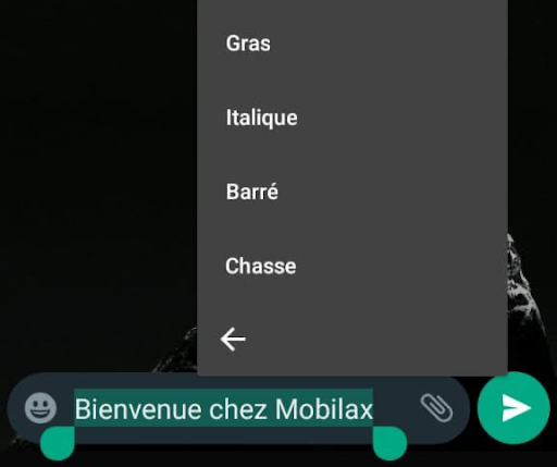 Les règles typographiques sans avoir à mettre de balises ou utiliser des caractères - Android