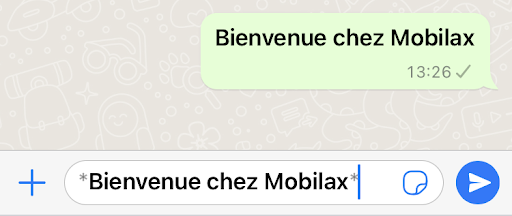 Rédiger un texte en gras sur l’application WhatsApp