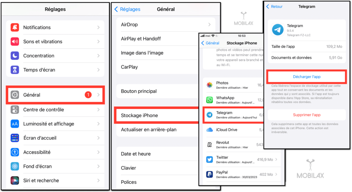 Comment vider le cache sur iPhone