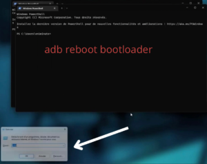 A travers la ligne de commande  Démarrez votre téléphone et connectez-le à un ordinateur. Ouvrez l’invite de commande sur votre ordinateur « WIN+R » - entrez « cmd », puis introduisez le code suivant : adb reboot bootloader, puis tapez sur Entrée. Votre téléphone va alors redémarrer et vous serez en mode Fastboot