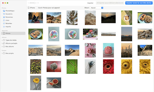 exposer mes photos iPhone sur un Mac ou MacBook