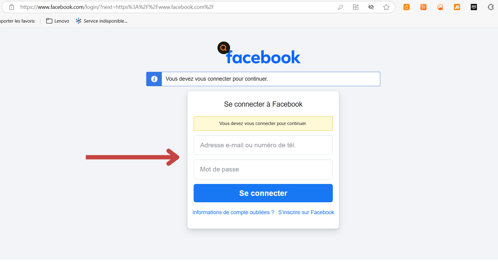 Connectez-vous à votre compte en vous rendant à l’adresse Facebook.com via un navigateur (Safari, Chrome, Firefox…) et en utilisant votre email et le mot de passe.