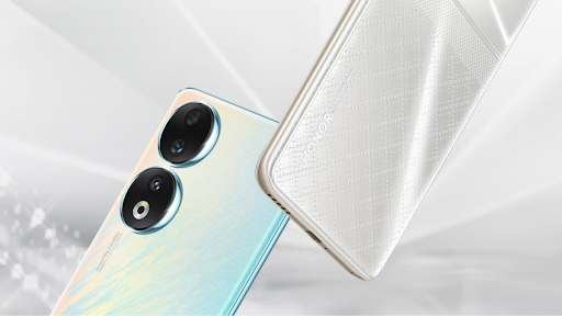 Honor 90 - vert émeraude (Emerald Green) & gris (Diamond Silver)