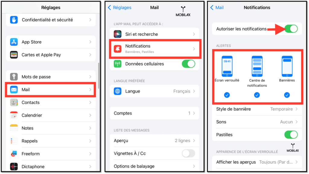 Pourquoi je ne reçois plus mes mails sur mon téléphone