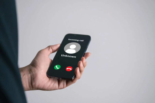 numéro masqué iphone