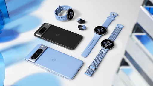 Google Pixel 8 et Google Pixel Watch 2