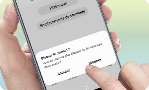 bloquer et débloquer un numéro de téléphone Android