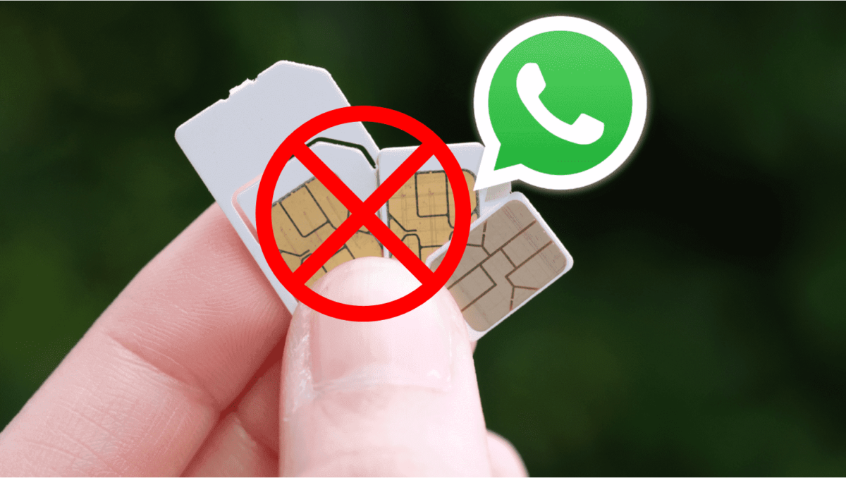 WhatsApp sans carte SIM