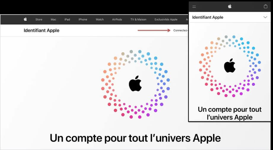 procédure concernant la modification de votre identifiant Apple