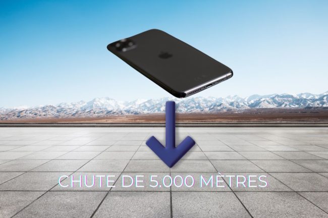 incroyable mais vrai : un smartphone survit à une chute de 5.000 mètres !